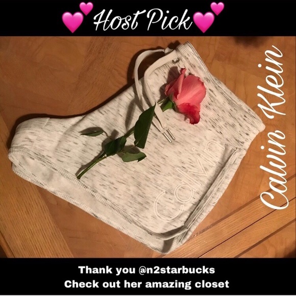 Calvin Klein Pants - 🆕‼️ 💕Calvin Klein Logo Jogger Marled Sweatshorts💕Sz. M